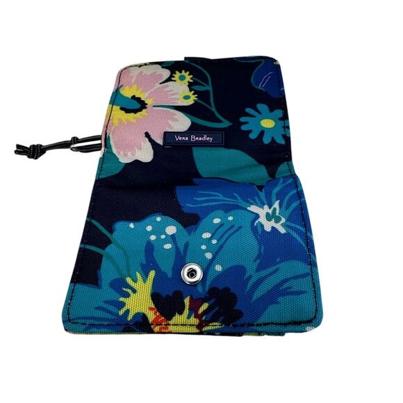 Vera Bradley Lighten Up RFID Small Wallet in Firefly Garden - Picture 4 of 8